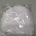 200 PCS X 9.25 Inch White Organza Tulle Circles Round Organza Bags Jewelry Candy Pouch Christmas Wedding Party Favor Gift Bags
