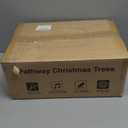 HOLILLUMA Outdoor Pathway Christmas Trees, 2-Pack 28.5Inch RGB Color Changing Pre-Lit Smart Artificial Pine Tree with Cones, Remote&App Control, Outdoor Christmas Decorations for Porch Yard Walkway