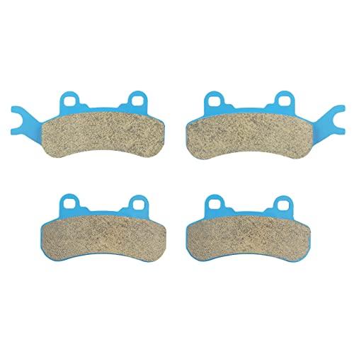 Brake Pads Ceramic for Can-Am Defender HD5 2017-2019, Maverick X3 Turbo Trail 800 1000 2018 2019 2020 2021-2 Sets Front & Rear ATV Brakes