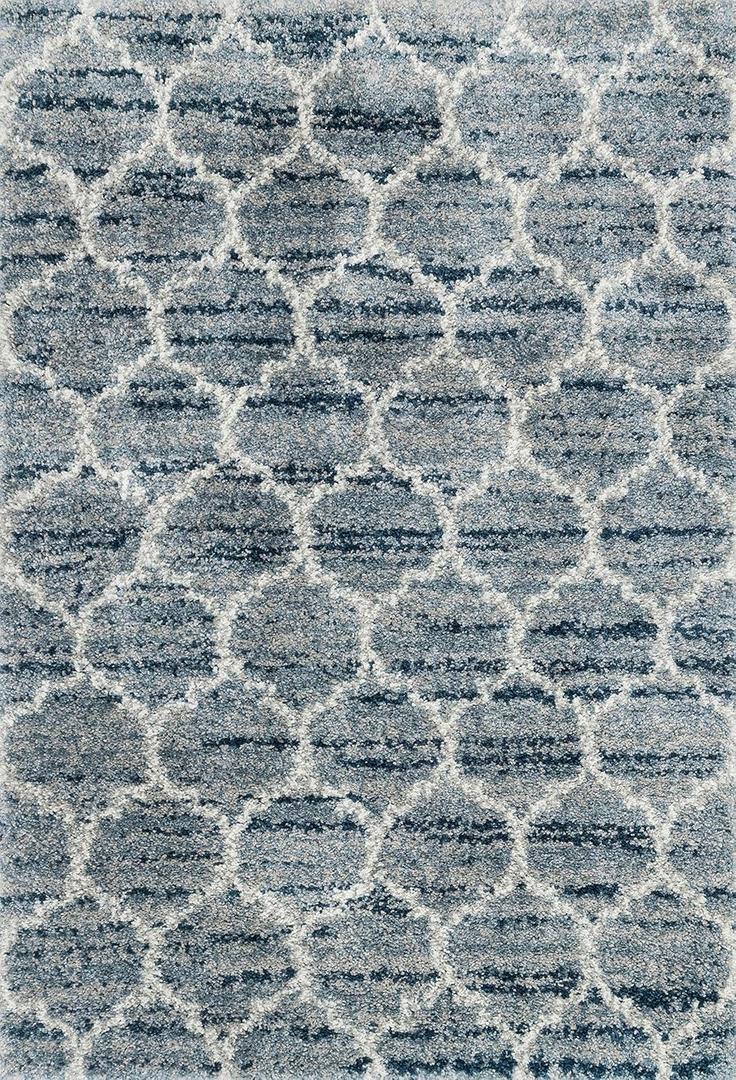 Loloi Quincy Collection QC-03 SPA/Pebble, Shags Accent Rug, 2'-3" x 4'-0"