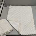 Foxdecor Couch Arm Covers, Armrest Cover for Sofa, Non Slip Chair Arm Covers, Furniture Covers Couch Protector Set of 2pcs. (White, 18"x24")