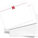4 x Desert Cactus University of Nebraska 10 Pack Notecards Stationery Cardstock Huskers GBR NU Huskers Includes Envelopes Memo Party Thank You (Notecard 1a)