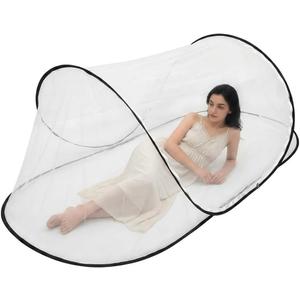 Pop Up Mosquito Tent, Extra Large Foldable Bed Net for Travel
77 x 30 x 23 in bug net with double zipper, lightweight frame and carry bag for camping or patio use