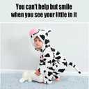 Baby Animal Costumes Unisex Toddler Outfit Halloween Dress Up Romper (4-5T/Height 42"-45", Cow)