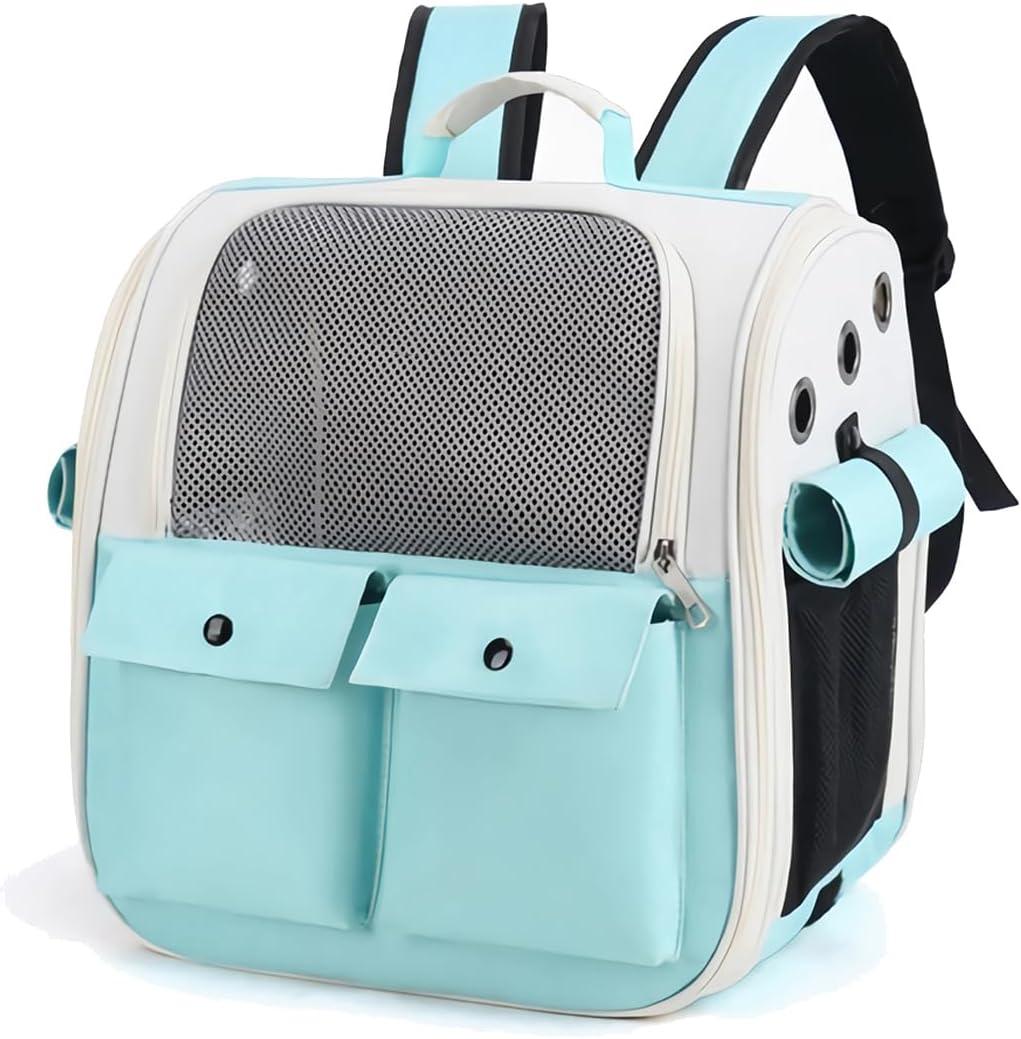 Olsa Large Space Capsule Cat Backpack Carrier - Breathable Pet Carrier for Travel, Lightweight Pet Travel Bag with Ventilation Mesh