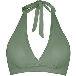 Women's Supportive Halter Bikini Padded Push Up Ruched Bust Hook Back Swimsuit Bathing Suit Tops Only L Women's Supportive Halter Bikini Padded Push Up Ruched Bust Hook Back Swimsuit Bathing Suit Tops Only L