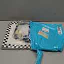 Race Car Balloon Garland Arch Kit with Balloon Boxes, Race Car Birthday Party Decorations, Birthday Party Decorations for Boys, Retro Blue Black Vintage Car Foil Balloon Checkered Flag Wheel