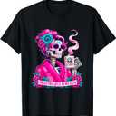 Overstimulated Moms Club Neurodivergent Mom Mental Health T-Shirt (Black, M)