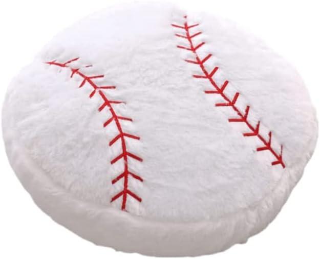 Baseball Sports Pillow Fluffy Soft Throw Pillow Toy 14" Durable Sport Baseball Plush Toys,Plush Toys Gift for Kids Boy Girls Children Room Decoration