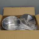 Winco Heavy-Duty Stainless Steel Sauce Pan with Cover, 4.5 Quart