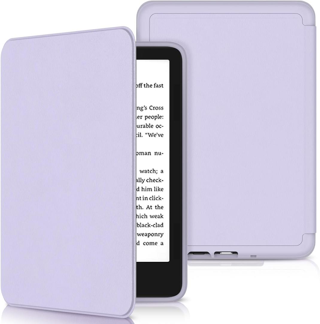 Sanyetral Protective Case with Magnetic TPU Back and Auto Wake/Sleep Function, Incompatible with Nokia TCL Remarkable -Purple