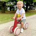 SEREED Baby Balance Bike for 1 Year Old Boys Girls 12-24 Month Toddler Balance Bike, 4 Wheels Toddler First Bike, First Birthday Gifts