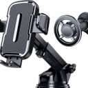 for iPhone MagSafe Phone Holders for Your car 2-Pack Adjustable Suction Cup Phone Mount for All iPhone & Android Smartphone,4 Setups - Dashboard/Vent/Windshield/Desk, Fits All Cars