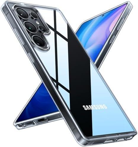 TORRAS Shockproof for Samsung Galaxy S25 Ultra Case, [Non-Yellowing] [12FT Military-Grade Protection] Transparent Slim Case for Samsung S25 Ultra Case, Diamond Clear, Hard, 6.9'' Guardian Series