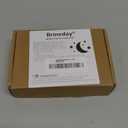 Moon Phase Wall Decor with LED String Light, 13 Gold Wood Boho Wall Hanging Decor Mood Garland 56'' - Celestial Phases Moon Decoration in Bohemian Style for Bedroom Home Living Room Fall Art Gifts