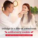 David's Cookies Gourmet Butter Pecan Meltaway Singles - Gourmet Cookie Snacks With Crunchy Pecans and Powdered Sugar - Pure Creamy Butter Recipe - Delicious Heavenly Flavors Food Gift (6 Oz)