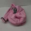 Dog & Cat Sling Carrier for Small Pets up to 15lbs  Soft Reversible Design, Collar Safety Clip, Phone Pouch, Travel-Ready, Solid Outer Color & Cute Inner Pattern (Pink)