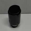 Bielpord 2"Inlet 3" Outlet Exhaust Tips Carbon Fiber Tailpipe Exhaust Pipe Tail Throat Tail Pipe Modification Parts GlossyBlack Need Height>3.5 Inch Width>3.5 Inch