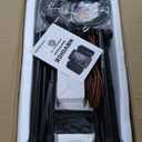 NBVOICE Professional Portable All-in-One Integrated 2-Way PA System Fixed Setup, Suitcase Design w/ 8-Channel Mixer, 2 Speaker Stands, Bluetooth, Mic for Performances, Presentations