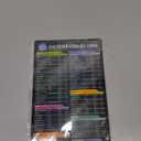 Air Fryer Magnetic Cheat Sheet Set - Air Fryer Accessories Cookbook - As Seen on the Today Show an Easy to Use AirFryer Time Chart Set - Strong Magnet Quick Reference Cooking Guide for Frying (Black)