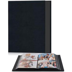 Popotop Photo Album 4x6 200 Pockets for Wedding Gifts,Linen Hardcover Picture Albums for Family Anniversary Baby Vacation Pictures