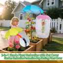 2-in-1 Shade Plant Umbrellas with Net Cover | Garden Umbrellas Protective Bug Netting Plant Cover | Defending Plants from Insects and Birds for Citrus Fruits, Flowers and Trees