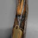 100 Manila Shipping Tags with Wire Attached #1-2 3/4 x 1 3/8 - Small Paper Hang Labels with Metal Ties and Reinforced Hole, Pre-Wired Tags to Tie On