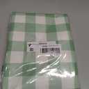 Smiry Rectangle Table Cloth, Waterproof Vinyl Tablecloths with Flannel Backing, Wipeable Buffalo Plaid Table Cover for Indoor and Outdoor (Sage Green & White, 60"x84")