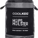 HopsHolster Cool Keg Sleeve Insulator Keg Insulation Plus Inside Pockets Hold Freeze and Ice Packs to Keeps Kegs Colder, Easy Transport Dual Reinforced Handles Provides Easy Transport and Cup Holder