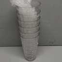 Amazing Abby - Iceberg - 30-Ounce Plastic Tumblers (Set of 6), Iced-Tea Drinking Glasses, All-Clear Reusable Plastic Cups, Stackable, BPA-Free, Shatter-Proof, Dishwasher-Safe