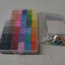 Meland Fuse Beads Kit - 11,000 pcs 36 Color Beads for Craft for Girls Age 5-12 Year Old,5MM Melty Beads Set Including 5 Pegboards, Ironing Paper & Chain Accessories Iron Beads Christmas Birthday Gift