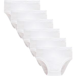 Winging Day Girls' Pure Cotton Panties Soft Underwear (16), White