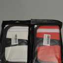 SCUARI 2PCS Seat Belt Cover Pad,Car Accessories Seatbelt Cushion,Seatbelt Covers,Soft Leather Car Seat Strap Pads,Comfort Seat Belt Cover,Protect Your Neck and Shoulder,Universal for Car Truck (White and red) Set of 2