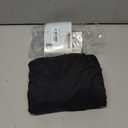 Nestl Pinch Pleat Twin Bed Skirt - 14" Drop, Premium Microfiber Black Bedskirt