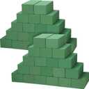 Nuenen 20 Pcs Floral Foam Blocks for Flower Arrangements 7.9 x 3.5 x 2.4 Inches Green Florist Foam Bricks Dry Wet for Fresh or Artificial Flowers Craft Plant for Wedding Garden Decorations