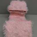 OLANLY Pink Round Rugs for Bedroom - Machine Washable, 3 ft Circle Area Rugs for Living Room, Soft and Fluffy Shaggy Carpet for Teen Girls and Boys, Nursery Rooms, Dorms, Home Decor Aesthetic