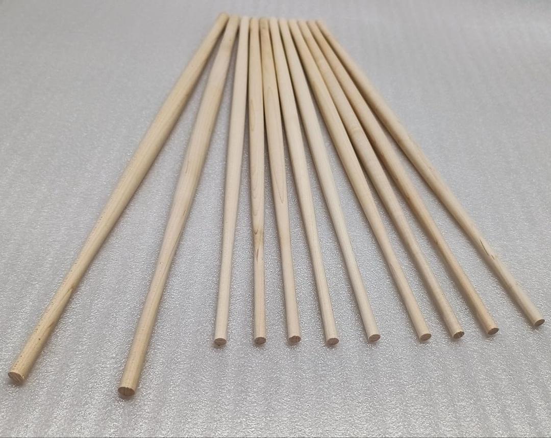 Generic Premium Chair Spindles 3/4 x 20 Inch Durable Wood Furniture Parts for Replacement and DIY Projects, 11 Pcs