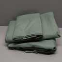 Horbaunal Sage Green Ruffle Sheets King Size 6 Piece, Fits 16" Deep Mattress, Microfiber Green King Sheets with 2 Ruffled Pillowcases, Shabby Chic King Bed Sheet Set