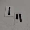 Apple Watch Band - Ocean Band (49mm) - Black with Natural Titanium Finish - Regular