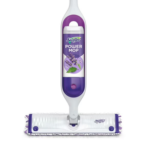 Swiffer PowerMop Multi-Surface Mopping Kit Lavender (10 Pads 2 Solutions)