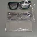 Hubeye Oprah Style Reading Glasses for Women Men Blue Light Blocking Computer Square Readers with Spring Hinge Only 2