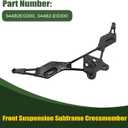 Front Suspension Subframe Crossmember 544B2EG300 544B2-EG300 Compatible with Infiniti Ex35 G25 M37 G37 AWD 2006-2013