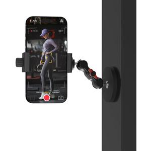 Magnetic Phone Mount Holder, 360 Adjustable Magnetic Phone Suction Cup Mount. Attaches to All Metal Surface Gym/Car/POV/VLOG Hands-Free Shooting for iPhone16/15/14/13 and All Phones