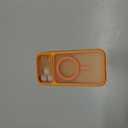 TOCOL for Phone 17 Pro Max Phone Case, Built-in Magnetic Ring, Compatible with Magsafe, Full Camera Protection, Translucent Matte Phone Case for 17 ProMax 6.9 inch (Orange)