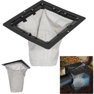 Catch Basin Drain Filter, Square Catch Basin Drain Filter for 12 Inch Clog-Free Drainage and Infiltration Systems, Removable Filter, for Garden, Lawns, Landscaping and Patios (1 Pack)