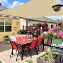 20' x 20' Rectangle Sun Shade Sails Canopy UV Block for Patio Deck Pergola Yard Lawn Outdoor Activities (Sand)