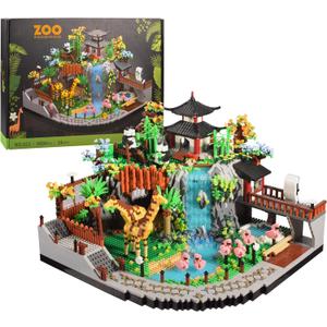 Zoo Micro Mini Bricks Desert Building Blocks,Creative Ideals Zoological Park Architecture Toy Present Model for Adults and Kids Age of 14+ 5000 PCS