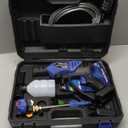 Ontel Turbo Jet HydroX5 Pro Portable Cordless Pressure Washer (21V 3000mAh Battery), 6-in-1 Nozzle, Dual Water Source, 16ft Detachable Hose