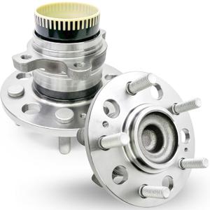 Pair 512437 Rear Wheel Bearing Hub Assembly Compatible with Kia Optima 2011-2015 Cadenza Sportage 2011-2016, Rondo 2008-2012,for Hyundai Azera 2011-2017, Sonata 10-14, Tucson 2010-2015, 5 Lugs w/ABS