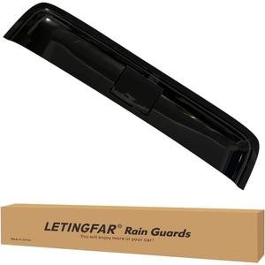 35.6" 880mm Sunroof Wind Deflector, Tape-on Sunroof Rain Guards, Universal Fit Tinted Moonroof Vent Visor Car Accessories